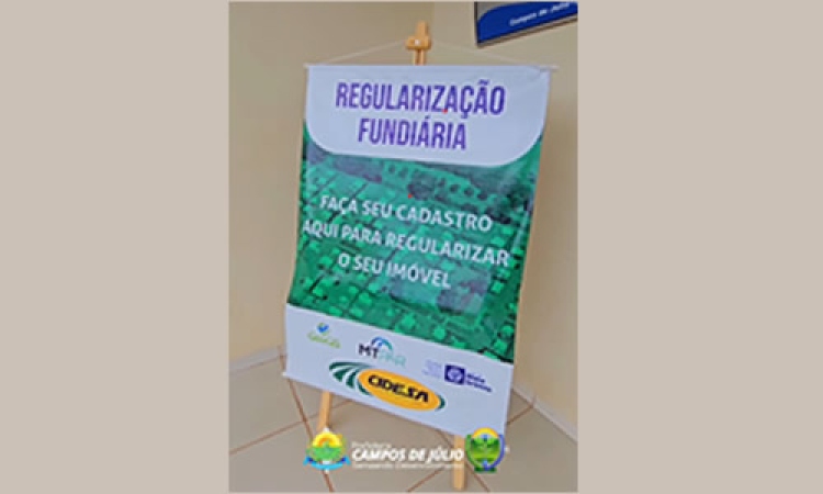 REGULARIZAÇÃO FUNDIÁRIA EM ANDAMENTO!