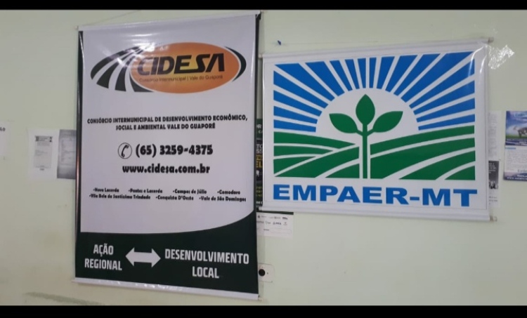 CIDESA JUNTAMENTE COM EQUIPE TÉCNICA DA EMPAER INICIA DIÁLOGO COM OS MUNICÍPIOS VALE DO SÃO DOMINGOS E PONTES E LACERDA